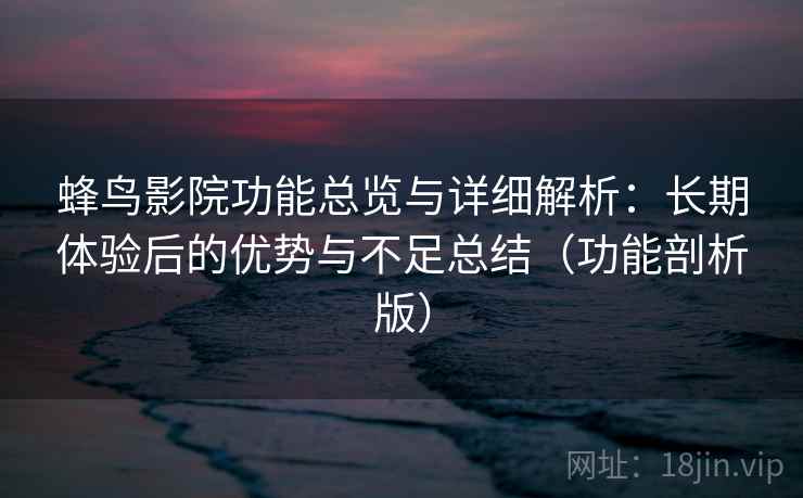 蜂鸟影院功能总览与详细解析：长期体验后的优势与不足总结（功能剖析版）