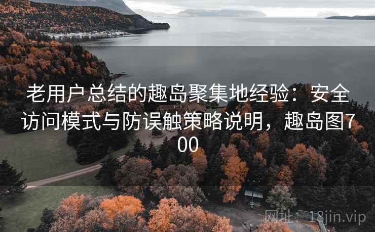 老用户总结的趣岛聚集地经验：安全访问模式与防误触策略说明，趣岛图700