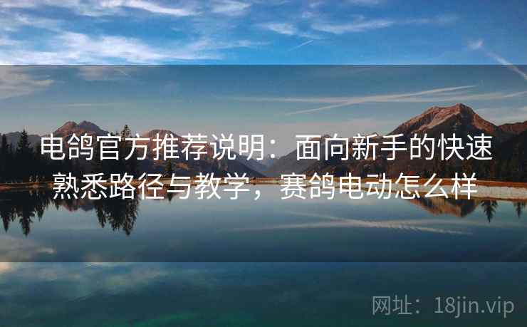 电鸽官方推荐说明：面向新手的快速熟悉路径与教学，赛鸽电动怎么样