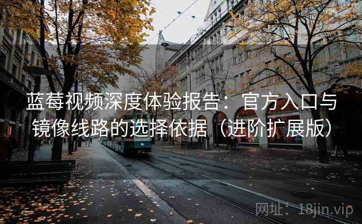 蓝莓视频深度体验报告：官方入口与镜像线路的选择依据（进阶扩展版）
