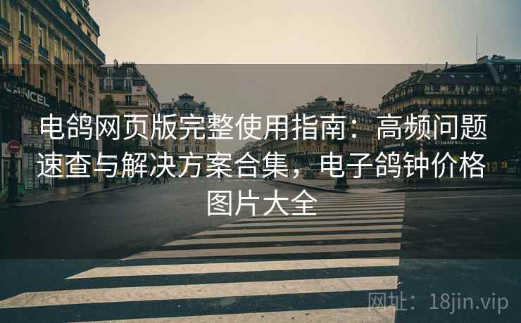 电鸽网页版完整使用指南：高频问题速查与解决方案合集，电子鸽钟价格图片大全