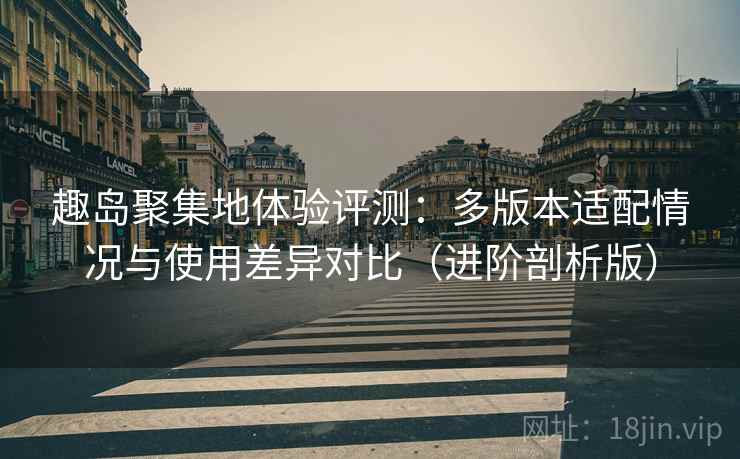 趣岛聚集地体验评测：多版本适配情况与使用差异对比（进阶剖析版）